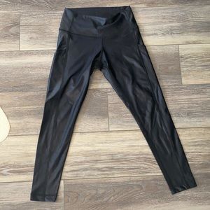 NEW Artem Black Leggings Pockets, Small
